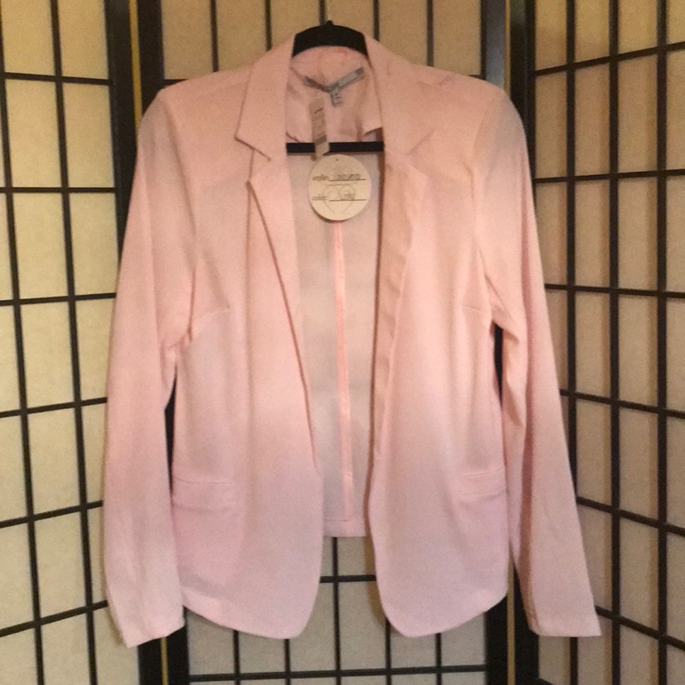 Light Pink Long Sleeve Blazer